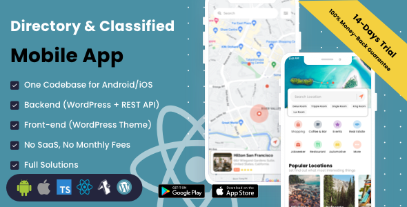 Listar Pro – Directory & Classified Mobile App Full Solution 1.0.15