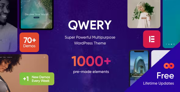 Qwery – Multi-Purpose Business WordPress & WooCommerce Theme + ChatGPT 3.4.1