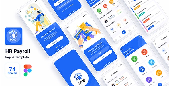 Loag – HR Payroll Figma Template