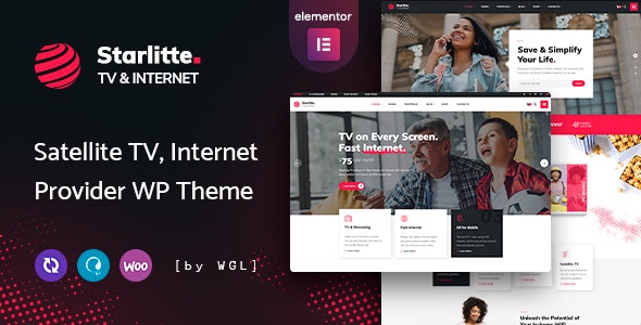 Starlitte – TV & Internet Provider WordPress Theme 1.0.22