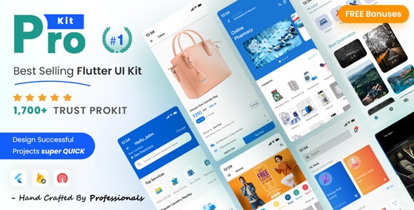 ProKit Flutter – Flutter UI Kit with Chat GPT App 7.7.0
