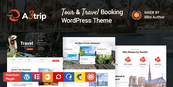 A3trip – Tours & Travels WordPress Theme 2.2