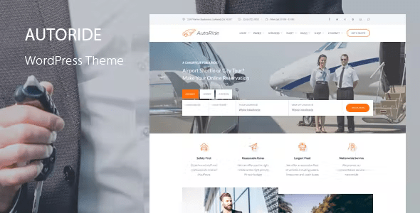 AutoRide – Chauffeur Limousine Booking WordPress Theme 3.2