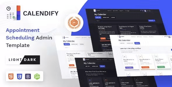 Calendify | Appointment & Calendar Schedule Admin Template (VueJS, Laravel, HTML) 2.0.1