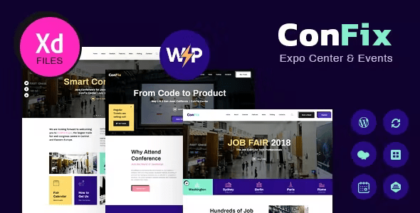 ConFix – Expo & Events WordPress Theme 1.0.11