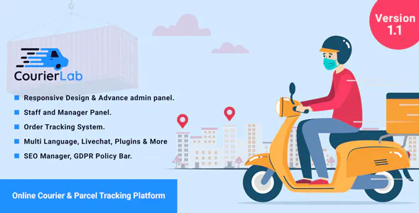 CourierLab – Online Courier And Parcel Tracking Platform 3.1