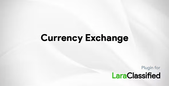 Currency Exchange Plugin – LaraClassifier 4.3.4