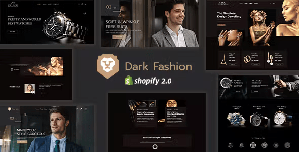 Dark Fashion – Watch, Jewel & Blazer Shopify Theme 1.1
