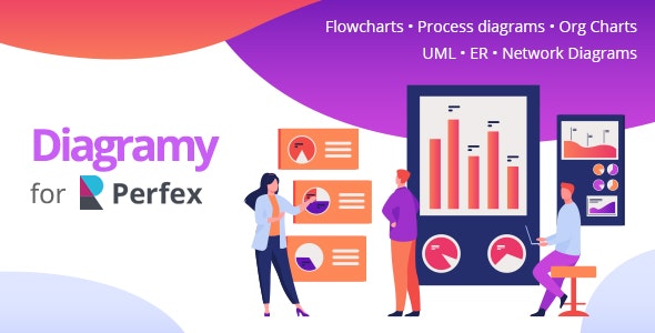Diagramy – Diagrams and BPMN module for Perfex (Flowchart, Process, Org Chart, Whiteboard & more) 1.0.3