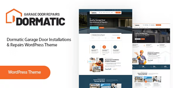 Dormatic – Garage Door Repair WordPress Theme 2.3