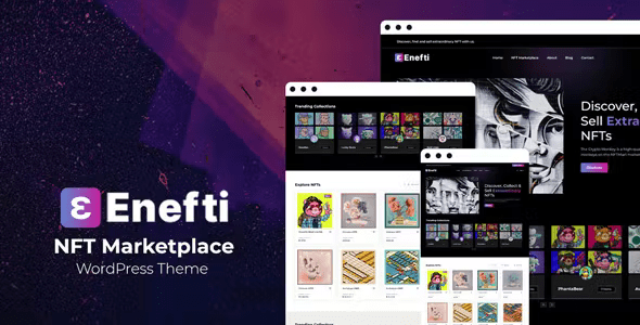 Enefti – NFT Marketplace Theme 2.3