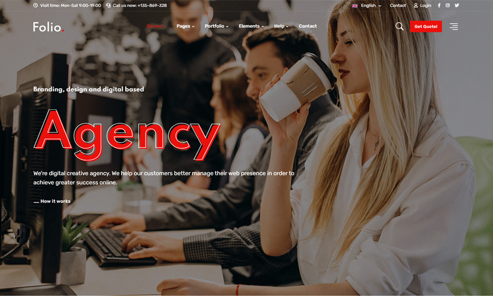 Folio – Multipurpose Bootstrap Theme 2.0