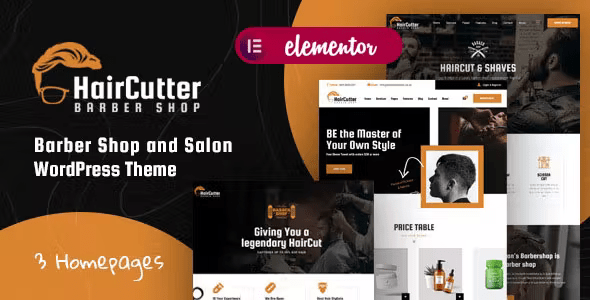 HairCutter – Barber Shop and Hair Salon WordPress theme 2.4.2