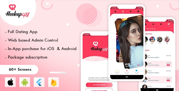 Hookup4u – Dating App | AI-Powered Flutter Dating App with Admin Panel | Tinder Clone 1.0.2+5