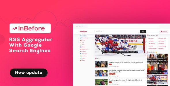 InBefore – News Aggregator with Search Engine 1.0.7