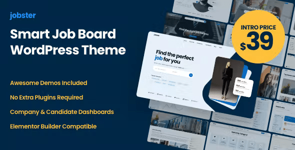 Jobster – Smart Job Board WordPress Theme 2.2