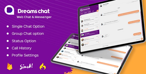 DreamsChat – Laravel Powered Chat, Voice & Video Calling Platform with Advanced Admin Panel 2.0.2
