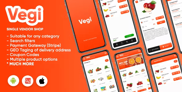 Vegi (iOS) – The Ultimate Grocery – Food – Milk Ordering app & Admin : iOS / Laravel