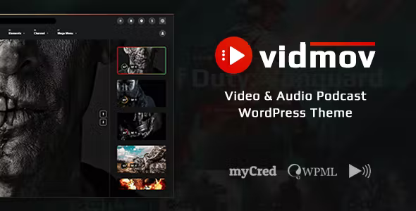 VidMov – Video WordPress Theme 2.3.6