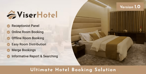 ViserHotel – Ultimate Hotel Booking Solution 4.0