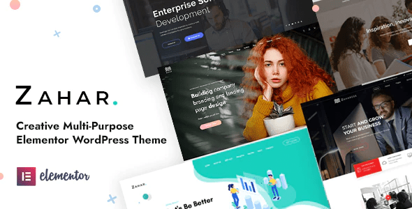 Zahar – Creative Multipurpose Elementor WordPress Theme 6.8.5