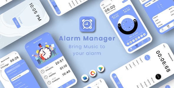 Alarm Manager – Simple Alarm Clock – Easy Alarm Management – Smart Alarm – Timer Alarm Clock