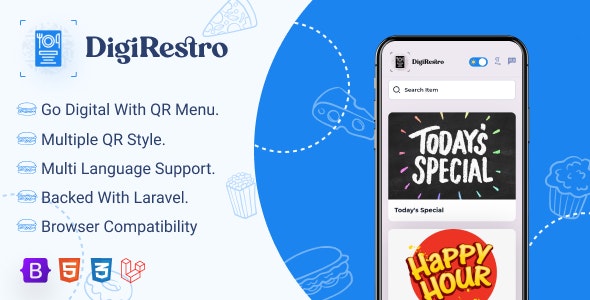 DigiRestro – Multi Vendor SaaS Restaurant QR Menu Generator 2.1