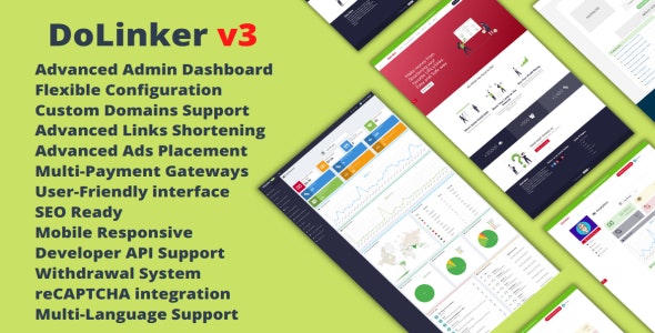 DoLinker – The URL Shortener Platform (SaaS). 3.6.0
