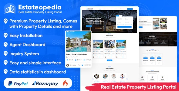 Estateopedia – Real Estate Property Listing Portal 4.0