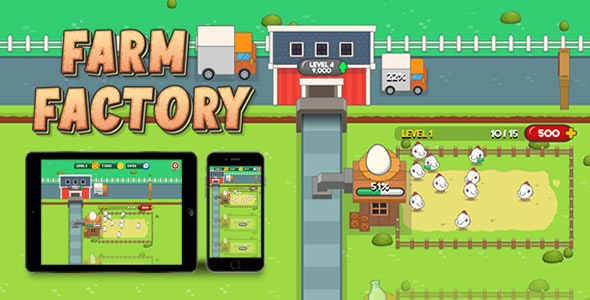 Farm Factory – HTML5 Game 1.6