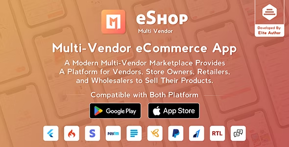 eShop – Multi Vendor eCommerce App & eCommerce Vendor Marketplace Flutter App 2.10.2