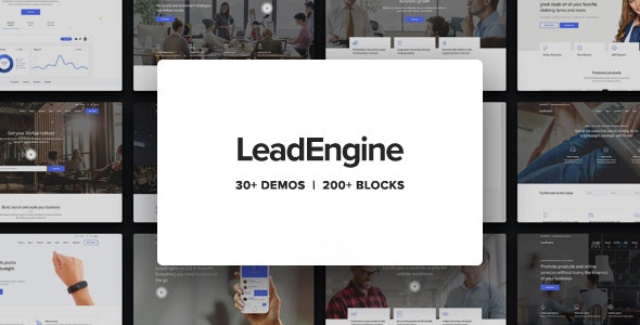 LeadEngine – Multi-Purpose WordPress Theme with Page Builder 5.0