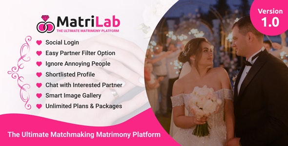 MatriLab – Ultimate Matchmaking Matrimony Platform 2.1