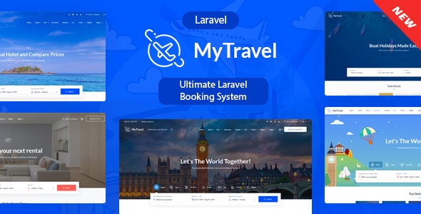 MyTravel – Ultimate Laravel Booking System 3.0.0