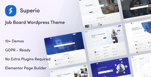 Superio – Job Board WordPress Theme 1.3.27