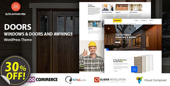 Windows & Doors – High Quality WordPress Theme