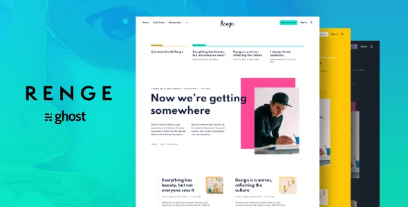 Renge – Creative Ghost Blog Theme 3.2.0