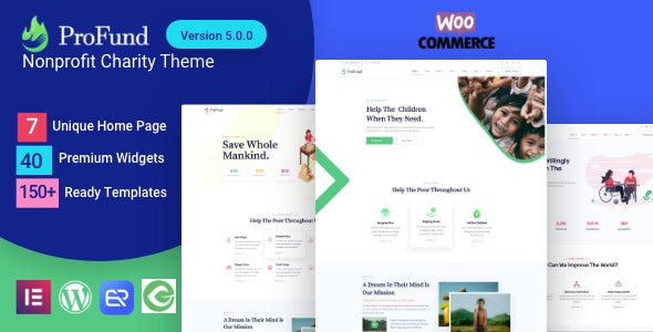 Nonprofit ProFund – Charity WordPress Theme 6.0.0