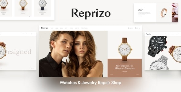Reprizo – Jewelry & Watch Shop WordPress Theme 1.0.13