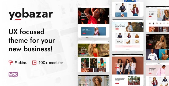 Yobazar – Elementor Fashion WooCommerce Theme 1.4.8