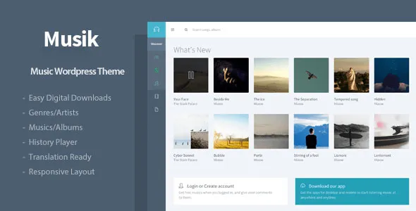 Musik – Responsive Music WordPress Theme