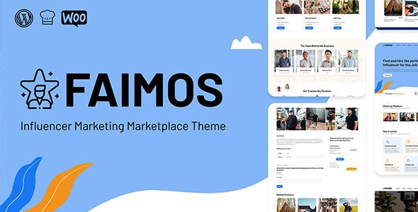 Faimos – Influencer Marketing Marketplace Theme 1.7