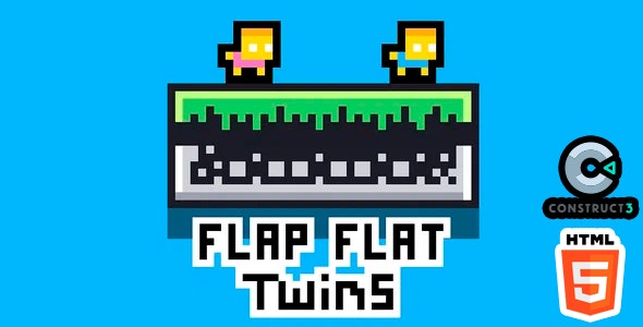 Flapflat Twins – HTML5 Game – Construct 3
