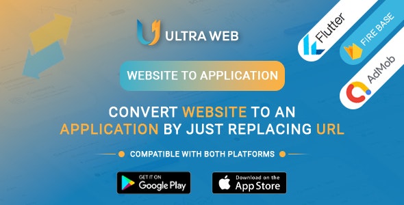Ultra Web to App – Convert Website into App with Flutter | Web View App | Website to mobile app
