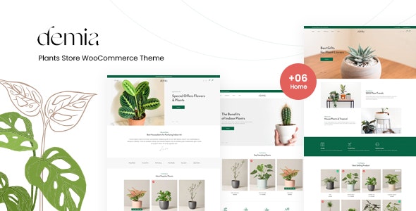 Demia – Plants Store WooCommerce WordPress Theme 1.2.3