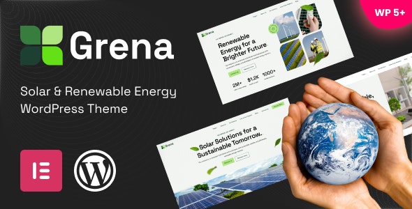 Grena – Solar & Renewable Energy WordPress Theme 1.052