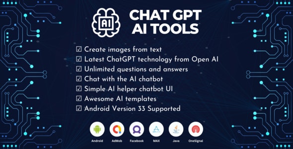 Image AI Art with AI Chat  Tool  (Android 13 Supported SDK 33)