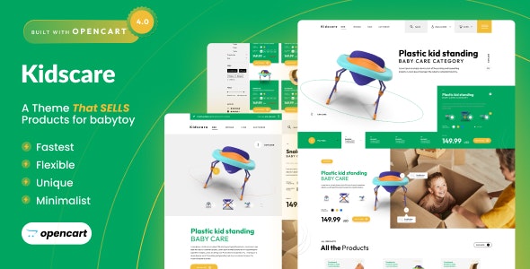 Kids Care – Day Care  Child Care Opencart 4 Template