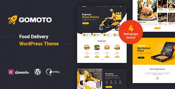 Gomoto – Food Delivery & Medical Supplies WordPress Theme 1.3.7