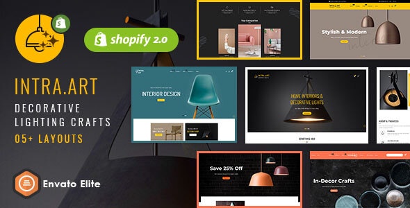 IntraArt – Shopify Multi-purpose Responsive Theme for Home Decor, Furniture, Hand Crafts, Art